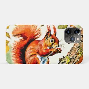 Case-Mate iPhone Case Art de l'écureuil d'automne