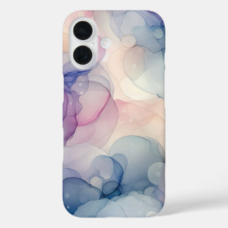Coque Pour iPhone 16 Art de l'encre d'aquarelle