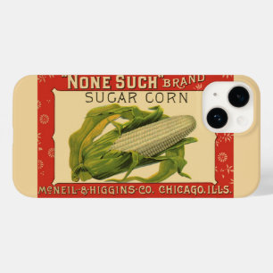Coque Case-Mate iPhone Art de l'étiquette de légume vintage, None Such Su