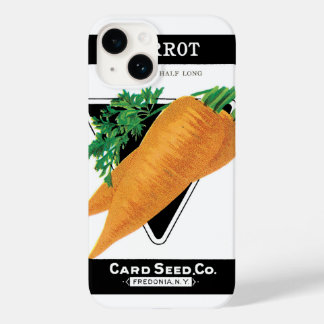 Coque Case-Mate iPhone Art de l'étiquette de paquet de graines vintage, c