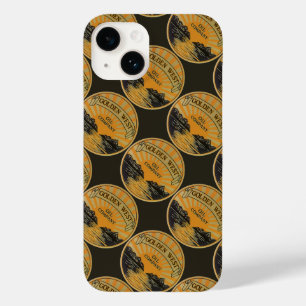 Coque Case-Mate iPhone Art de l'étiquette de produit vintage, Golden West