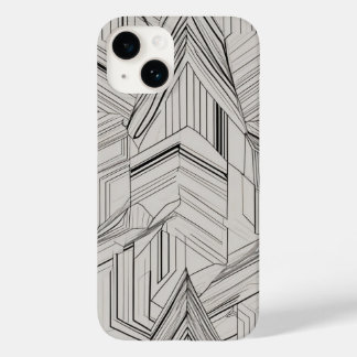 Coque Case-Mate iPhone Art de ligne triangles concentré