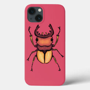 Case-Mate iPhone Case Art de l'odeur d'insectes du coléoptère rose