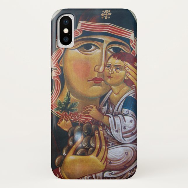 Coques Case-Mate iPhone Art de Marie Mère et Jésus (Dos)