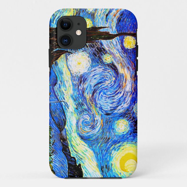 Coques Case-Mate iPhone Art de nuit Van Gogh Starry (Dos)