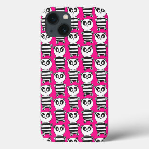 Case-Mate iPhone Case Art de panda noir et blanc ludique