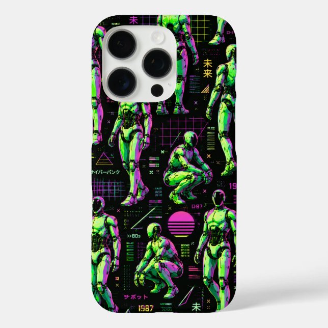 Coques Case-Mate iPhone Art de robot humanoïde futuriste | Android de scie (Verso)
