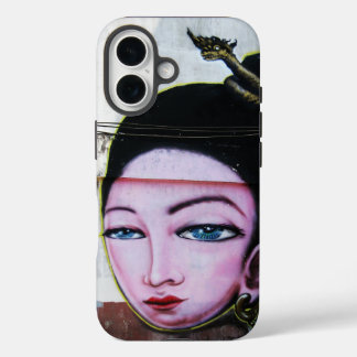 Coques iPhone 16 Art de rue Lady Lao Graffiti