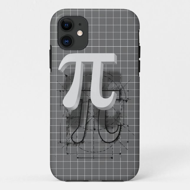 Coques Case-Mate iPhone Art de symbole de pi (Dos)