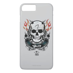 Coque Case-Mate Pour iPhone Art de tatouage de crâne et de flammes du peloton