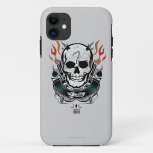 Case-Mate iPhone Case Art de tatouage de crâne et de flammes du peloton
