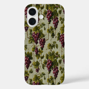 Coque Pour iPhone 16 Art de vignoble de campagne française rustique