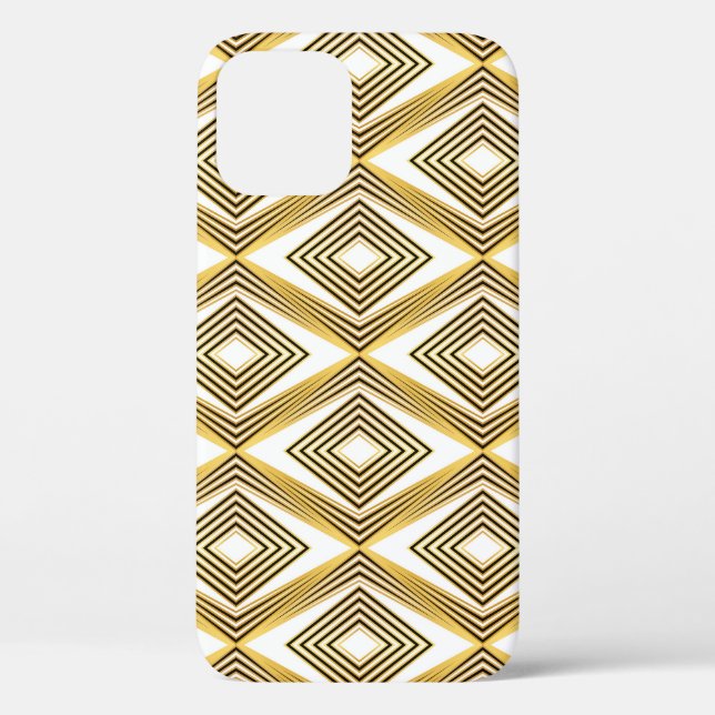 Coques Case-Mate iPhone Art Déco Arrière - plan géométrique Abstrait (Verso)