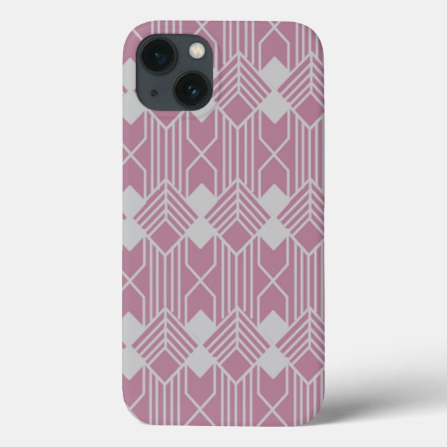Coques Case-Mate iPhone Art Deco Diamond Shapes and Lines (Verso)