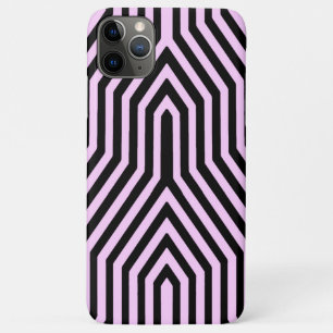Case-Mate iPhone Case Art déco géométrique - noir et rose