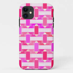 Coques Pour iPhone Art Déco industriel chic - rose, fuchsia, orchidée