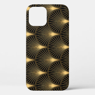 Case-Mate iPhone Case Art Déco Or Noir : Luxe incomparable