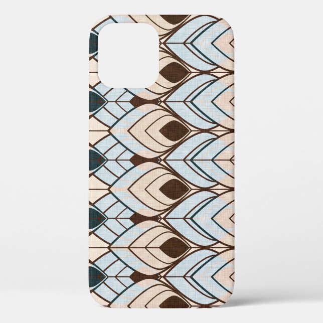 Coques Case-Mate iPhone Art Déco : Ornement sans Seamless Texturé. (Verso)