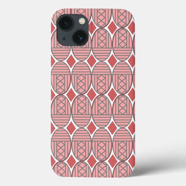 Coques Case-Mate iPhone Art Deco Ovals  (Verso)