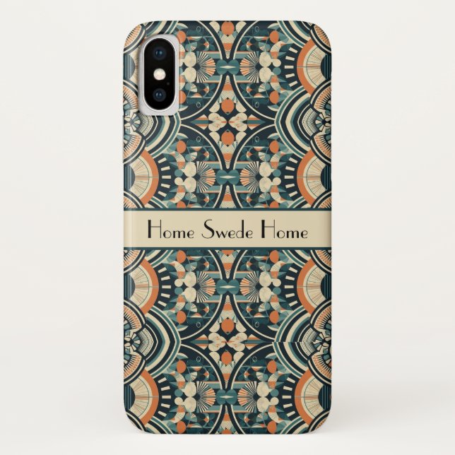 Coques Case-Mate iPhone Art Déco scandinave personnalisable (Dos)