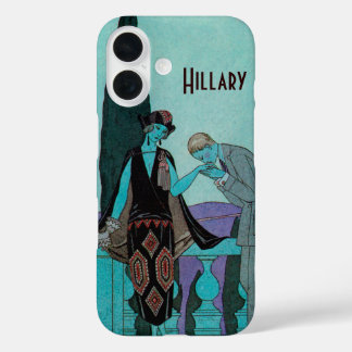 Coque Pour iPhone 16 Art Déco vintage La Villa d'Este par George Barbie
