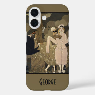 Coques iPhone 16 Art Déco vintage, Surprise de George Barbier