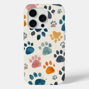 Coque Case-Mate iPhone Art d'empreintes de pattes de chien – Traces fidèl