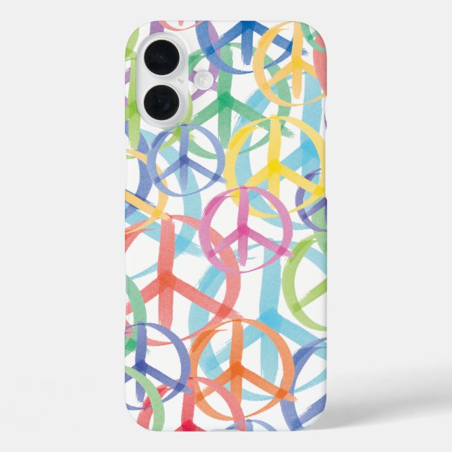 Coques Case-Mate iPhone Art des signes de paix (Verso)