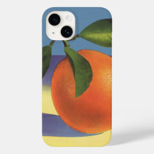 Coque Pour iPhone 14 Art d'étiquette de caisse de fruits vintage, Jucif