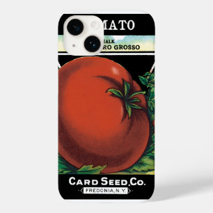 Coque Case-Mate iPhone Art d'étiquette de paquet de graines vintage, Toma
