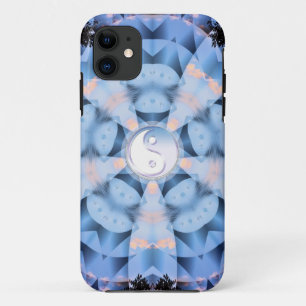 Coque Case-Mate Pour iPhone Art d'étoile d'hiver de Yin Yang personnalisable