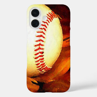 Coques iPhone 16 Art du baseball