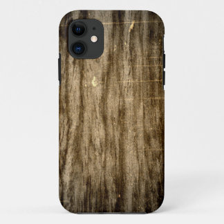Coque iPhone 11 Art du bois ancien