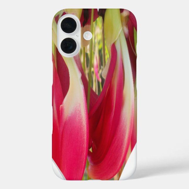 Coques Case-Mate iPhone Art du coeur floral (Verso)