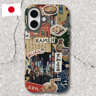 Coque Pour iPhone 16 Art du collage Japancore Livre de découpage japona