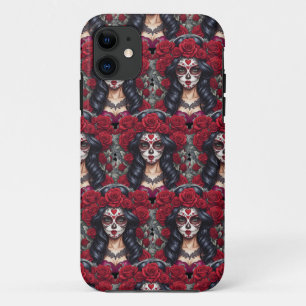 Case-Mate iPhone Case Art du crâne de sucre - toile culturelle