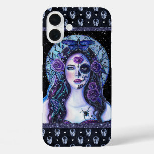 Coque Pour iPhone 16 Plus Art du jour des morts par Renee Lavoie