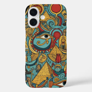 COQUE POUR iPhone 16 ART ÉGYPTIEN TRADITIONNEL
