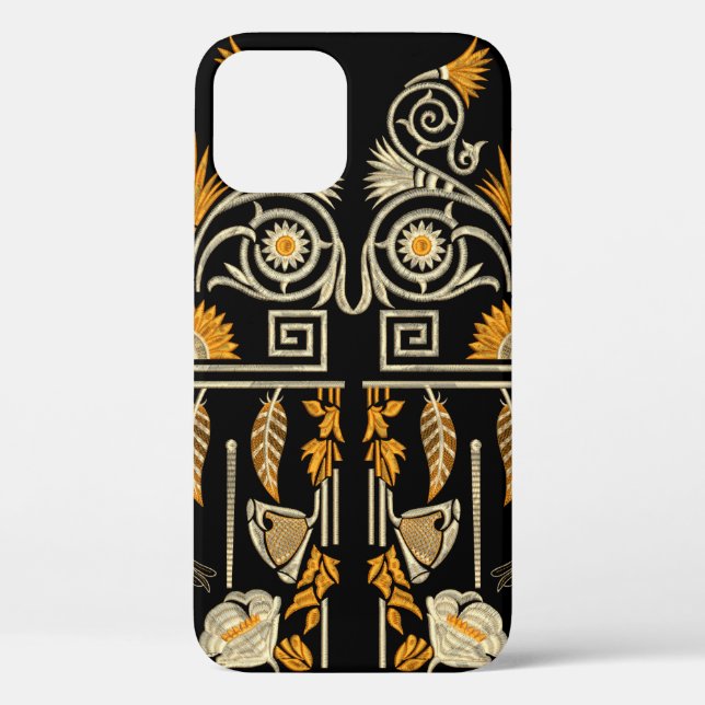 Coques Case-Mate iPhone Art égyptien traditionnel frontière d'or créer mai (Verso)