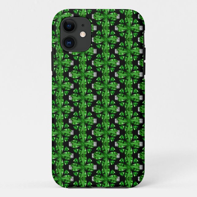 Coques Case-Mate iPhone Art émeraude, vert (Dos)