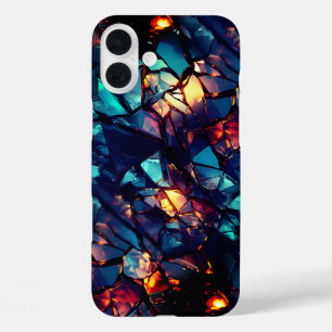 Coque Pour iPhone 16 Plus Art en verre cassé