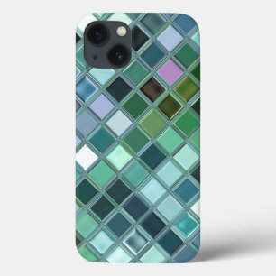 Coque Case-Mate iPhone Art en verre de tuile de mosaïque de plage