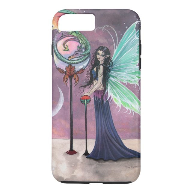 Coques Case-Mate iPhone Art fantastique de fée et de dragon (Dos)