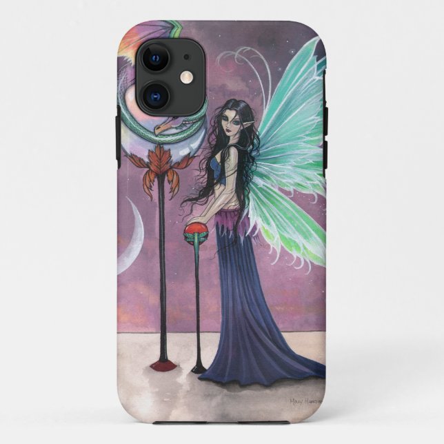 Coques Case-Mate iPhone Art fantastique de fée et de dragon (Dos)
