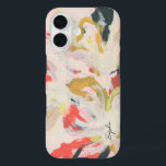 Coque Pour iPhone 16 Art Floral Abstrait coloré Votre nom<br><div class="desc">Protégez votre téléphone avec ce coque d'art coloré unique. Ce design présente de l'art abstrait peint à la main par moi. Vous pouvez personnaliser le texte avec votre nom. ©2023 Eun Mi Kim</div>