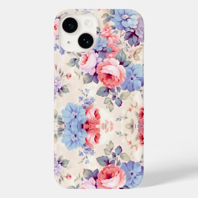 Coques Case-Mate iPhone Art Floral coloré (Verso)