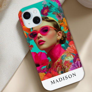 Coque Case-Mate iPhone Art floral coloré - Femme