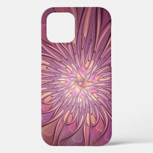 Case-Mate iPhone Case Art floral fractal moderne abstrait couleurs de ba