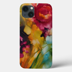 Case-Mate iPhone Case Art floral moderne, couleurs vives
