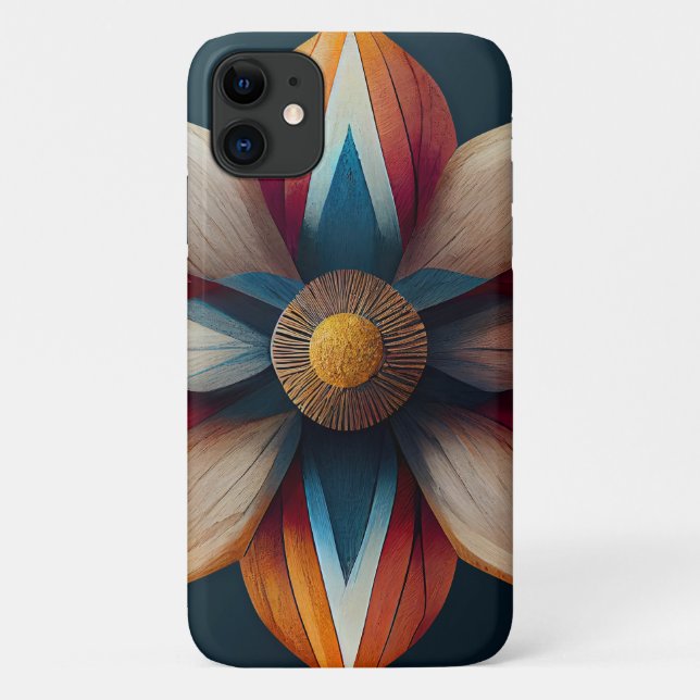 Coques Case-Mate iPhone Art floral moderne élégant botanique stylisé (Dos)
